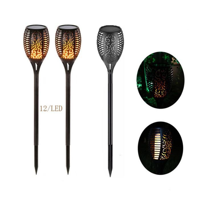 Bộ 4 Đèn Để Lối Đi Sân Vườn Flame Light Solar