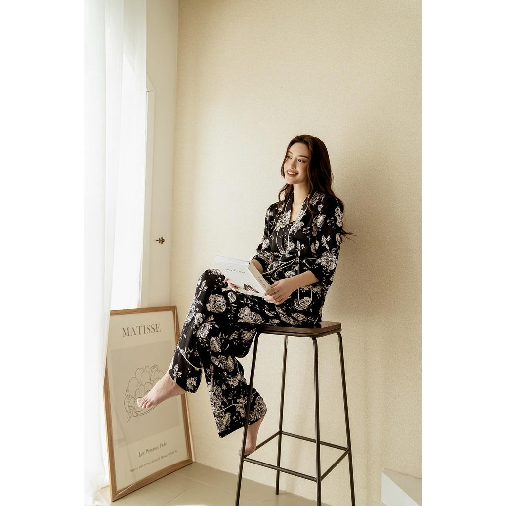 LADY ME by Eva de Eva Set Pyjama nữ dài 21SPAO011F & 21SPQO011F