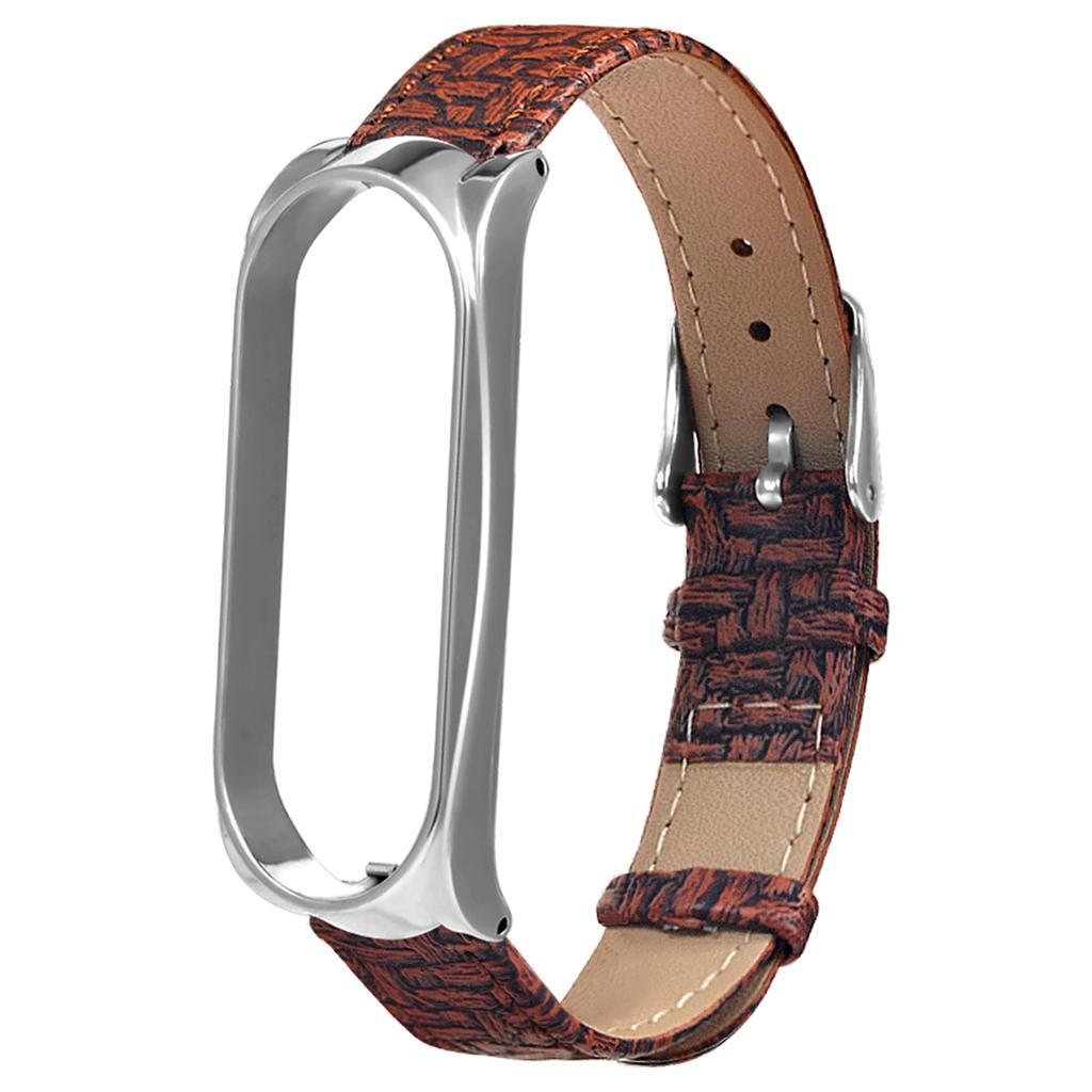 Strap Band Replacement,PU Leather Bracelet Strap Band for XIAOMI BAND 3 Smart Watch Accessories