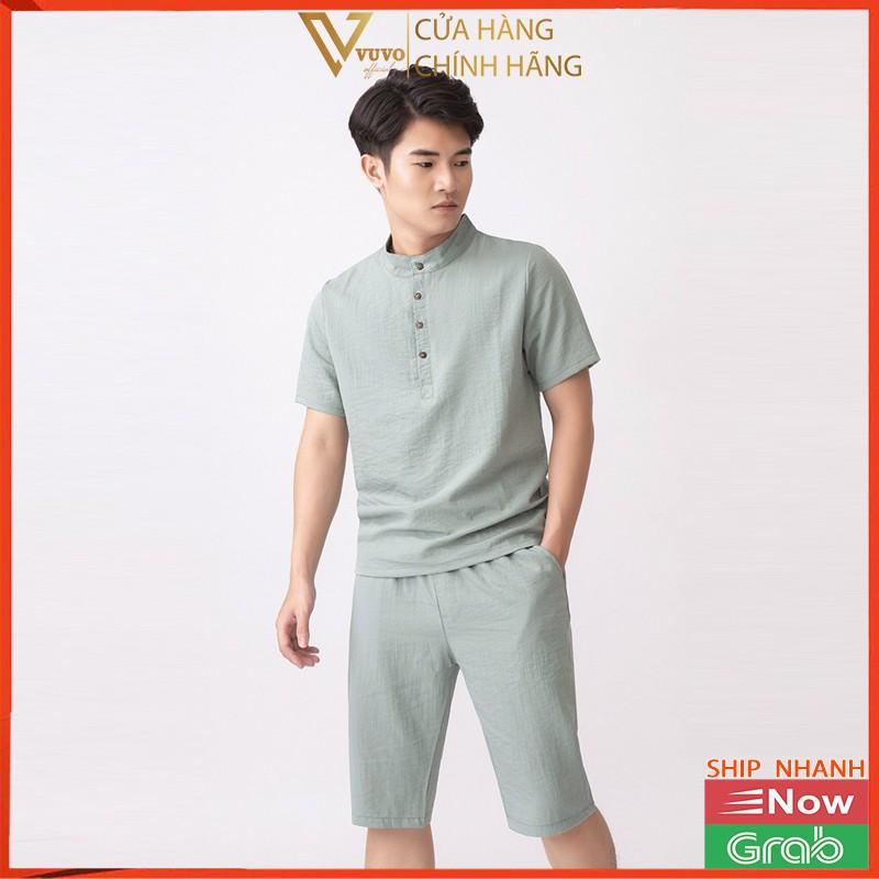 Bộ Quần Áo Đũi Nam Đủ Màu Đủ Size Chất Vải Đũi Thái Mềm Mịn Mát