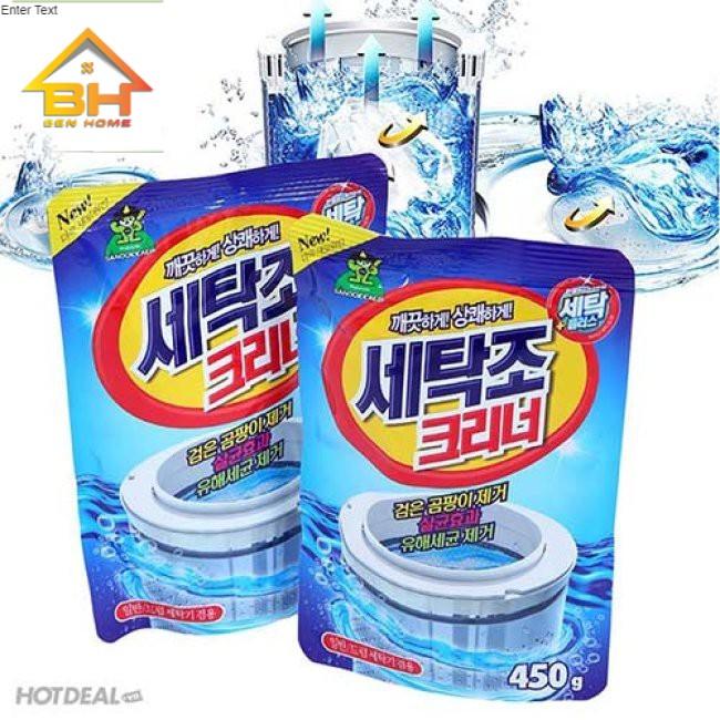 Bột Tẩy , vệ sinh Lồng Máy Giặt Hàn Quốc siêu tiện lợi cho gia đình