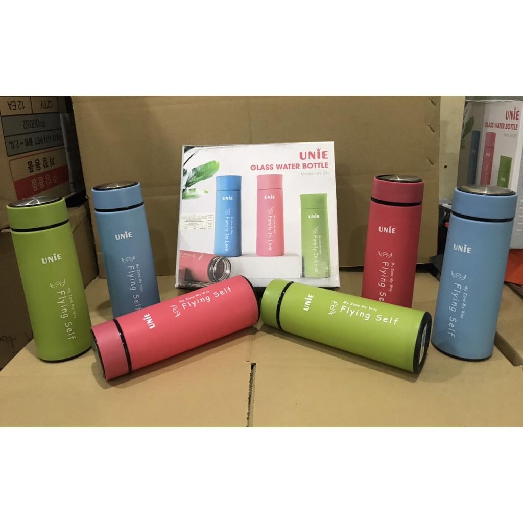 Bình nước thủy tinh 2 lớp giữ nhiệt chống nóng dung tích 450ml DrbStore
