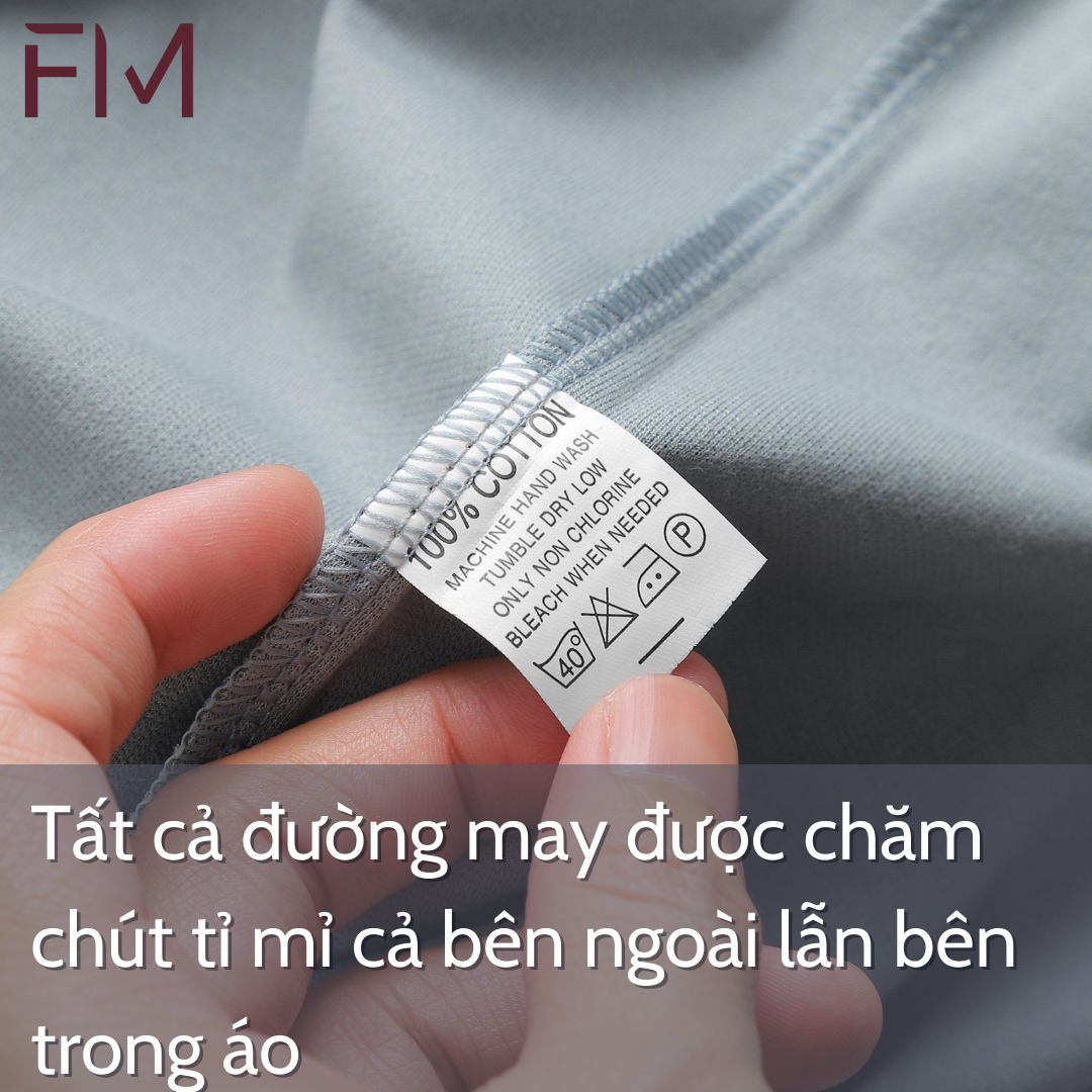 Hình ảnh Áo thun cổ tròn nam FM PACK M&M, chất cotton cao cấp - FORMEN SHOP - FMPS230