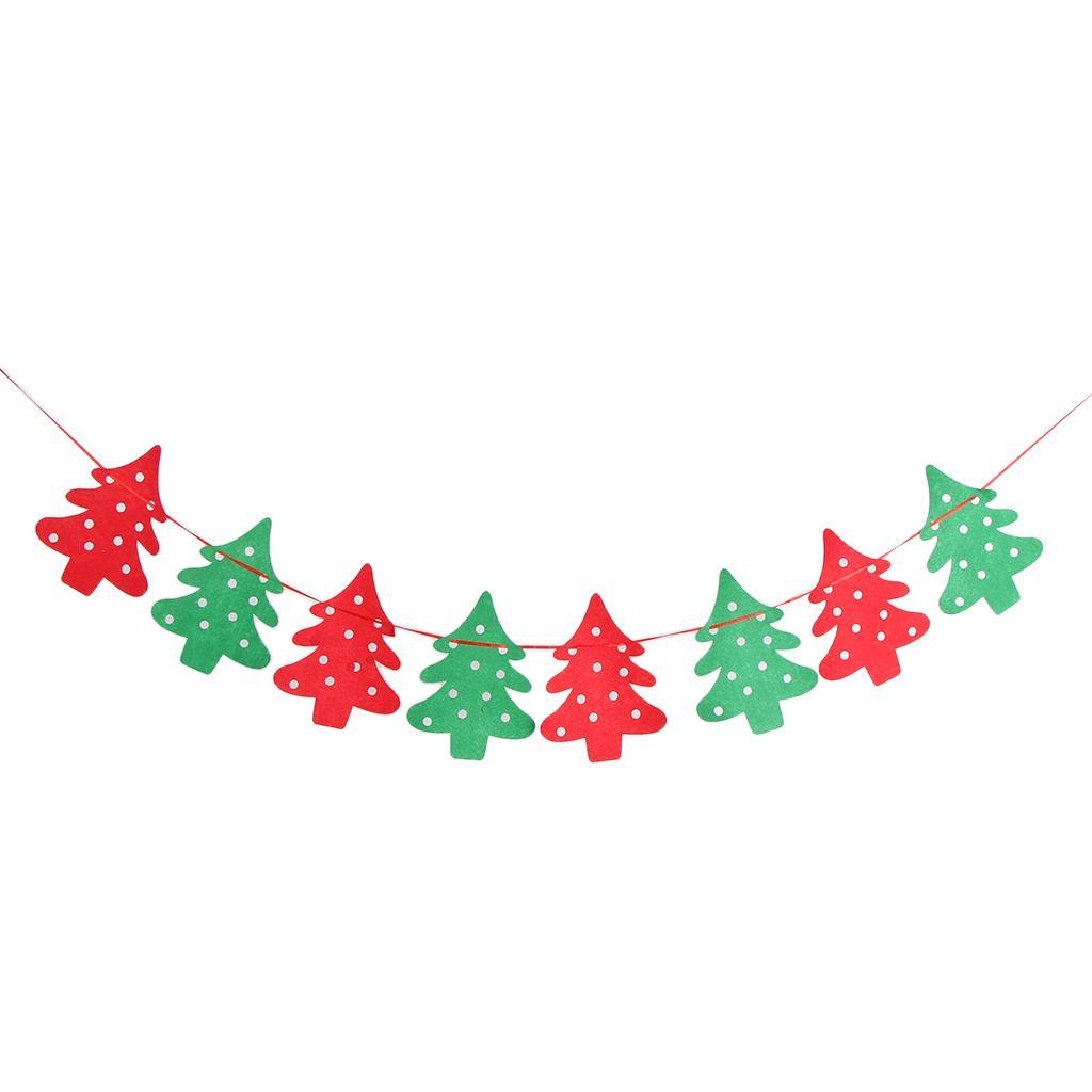 Christmas Non Woven  Banners Garland  Hanging Decor