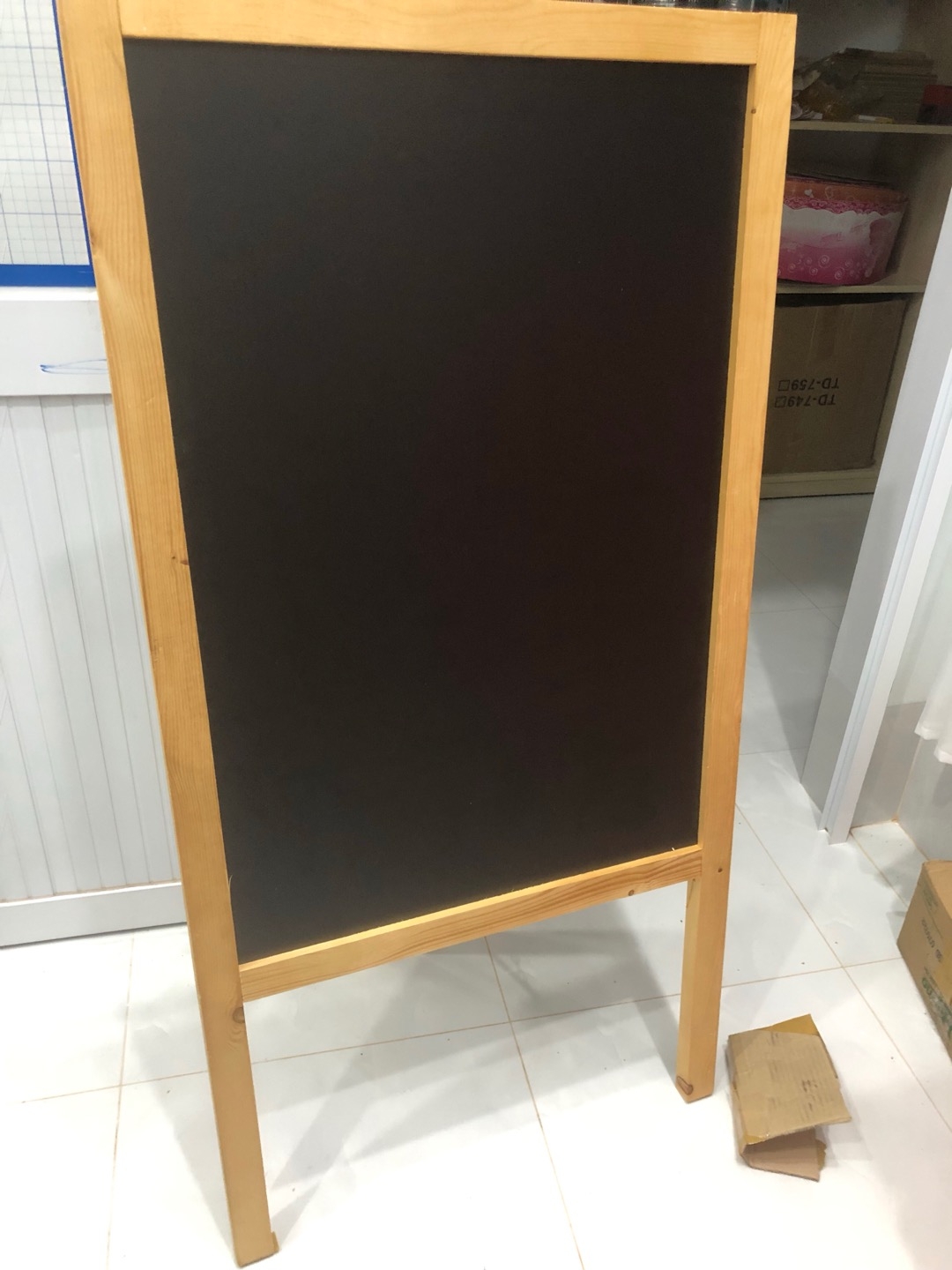 Bảng Menu khung gỗ 60x120cm