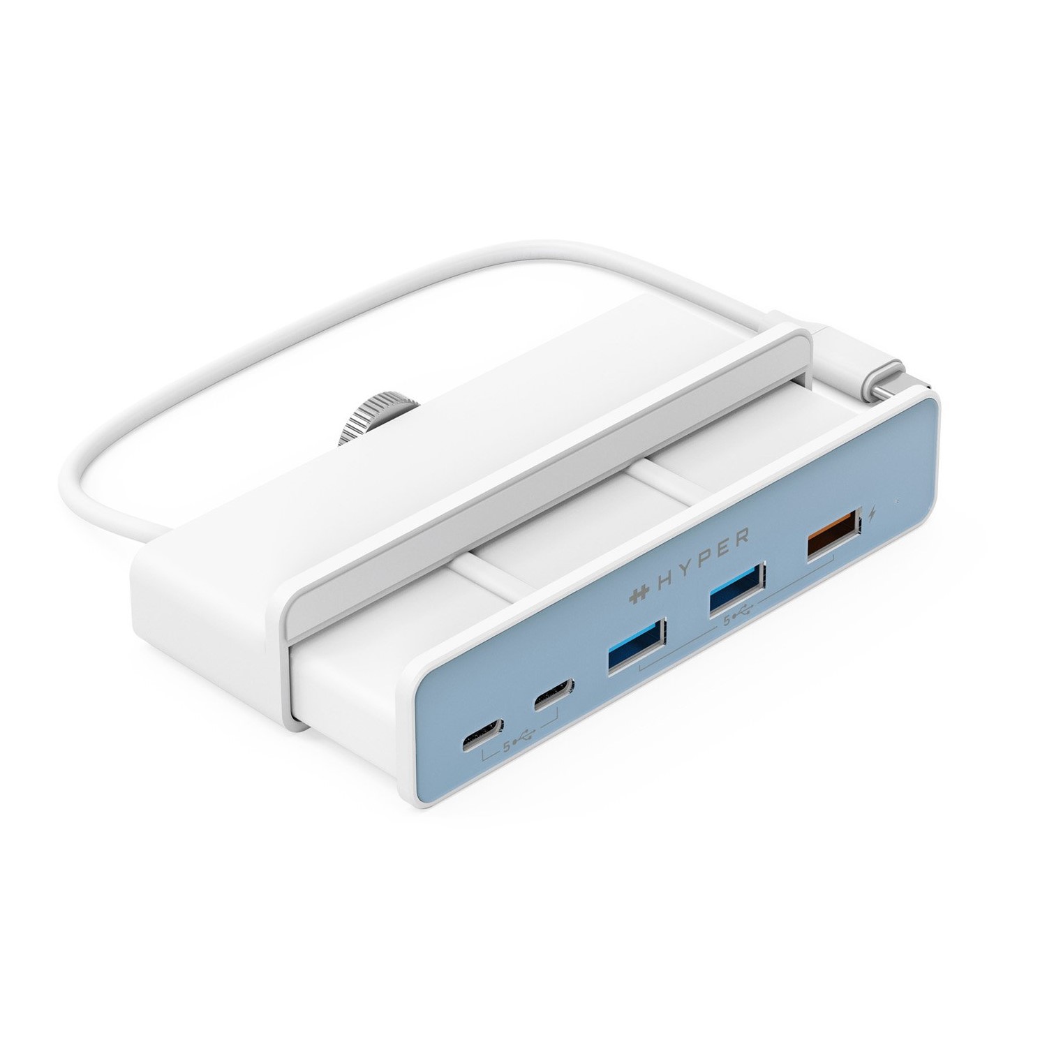 Cổng Chuyển Chuyên Dụng iMac 24&quot; HyperDrive 5-in-1 USB-C Hub (Kèm 7 Miếng Dán Theo Màu iMac) HD34A6 - Hàng Chính Hãng