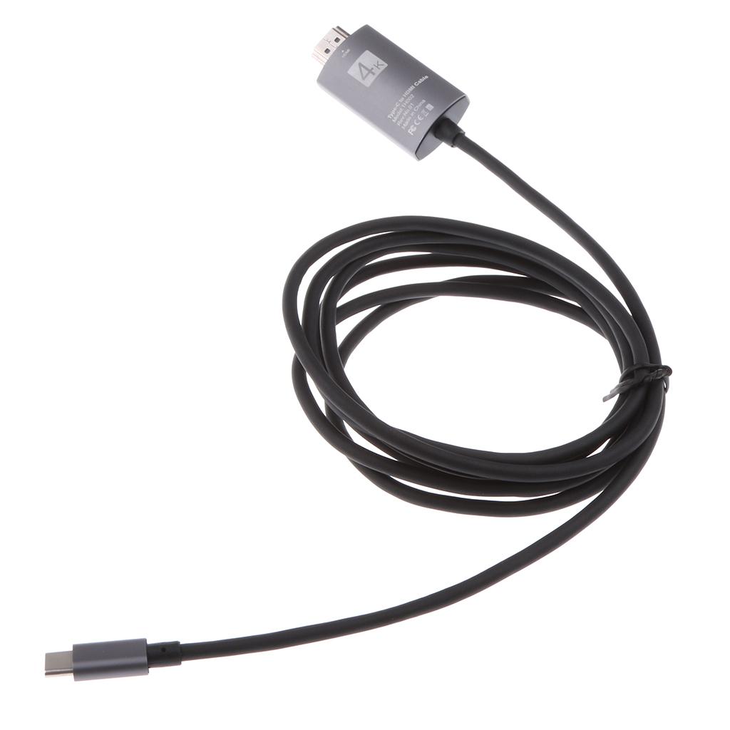 USB-C Type C USB 3.1 to HDMI 4k 2k HDTV Cable for S8 S8+ Plus