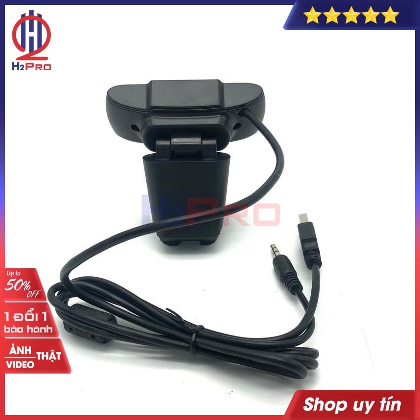 Webcam PC HD sắc nét-Có Mic H2Pro chân kẹp-dễ sử dụng (1 chiếc), webcam máy tính giá rẻ cho học sinh, sinh viên