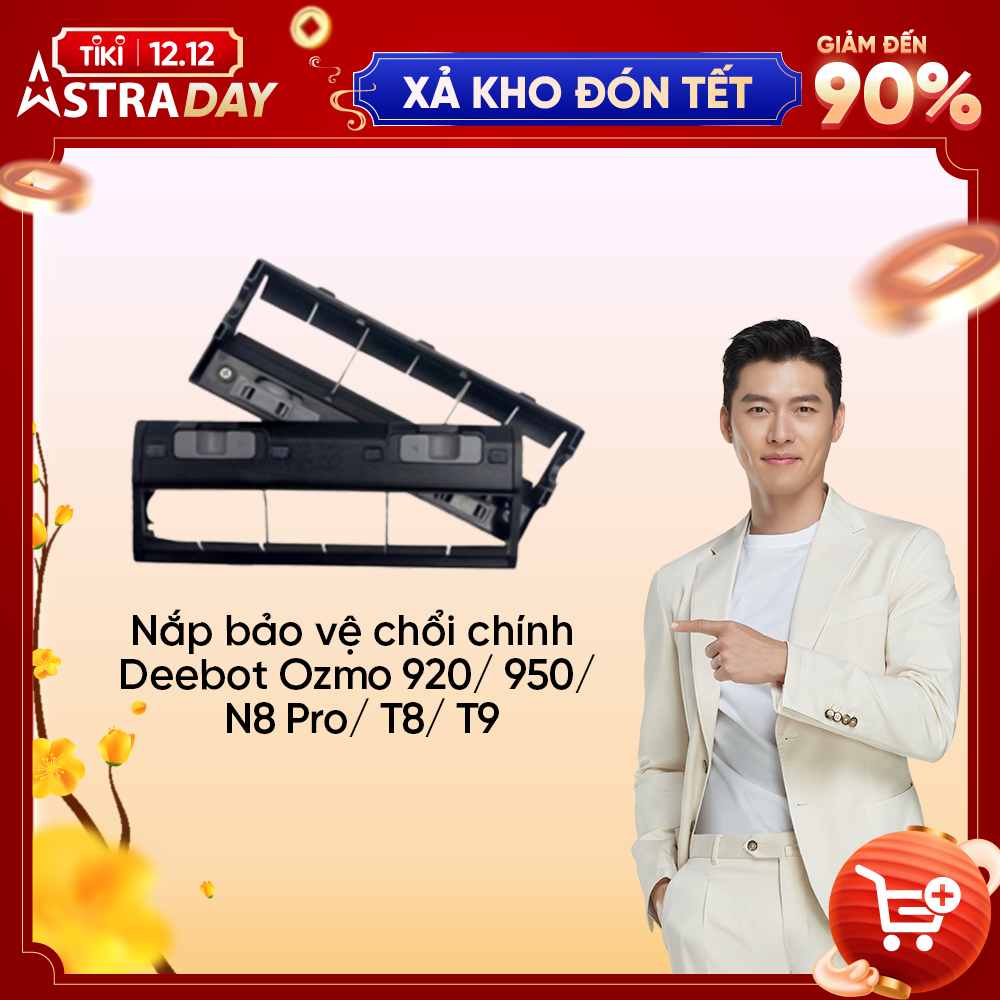 Nắp bảo vệ chổi chính DEEBOT OZMO 920/ 950/ T5/ N8 PRO/ T8/ T8 AIVI/ T9 - Hàng Chính Hãng