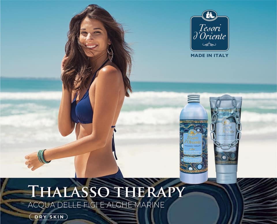 Sữa tắm nước hoa Tesori d'Oriente Thalasso Therapy 250ml kèm móc khóa