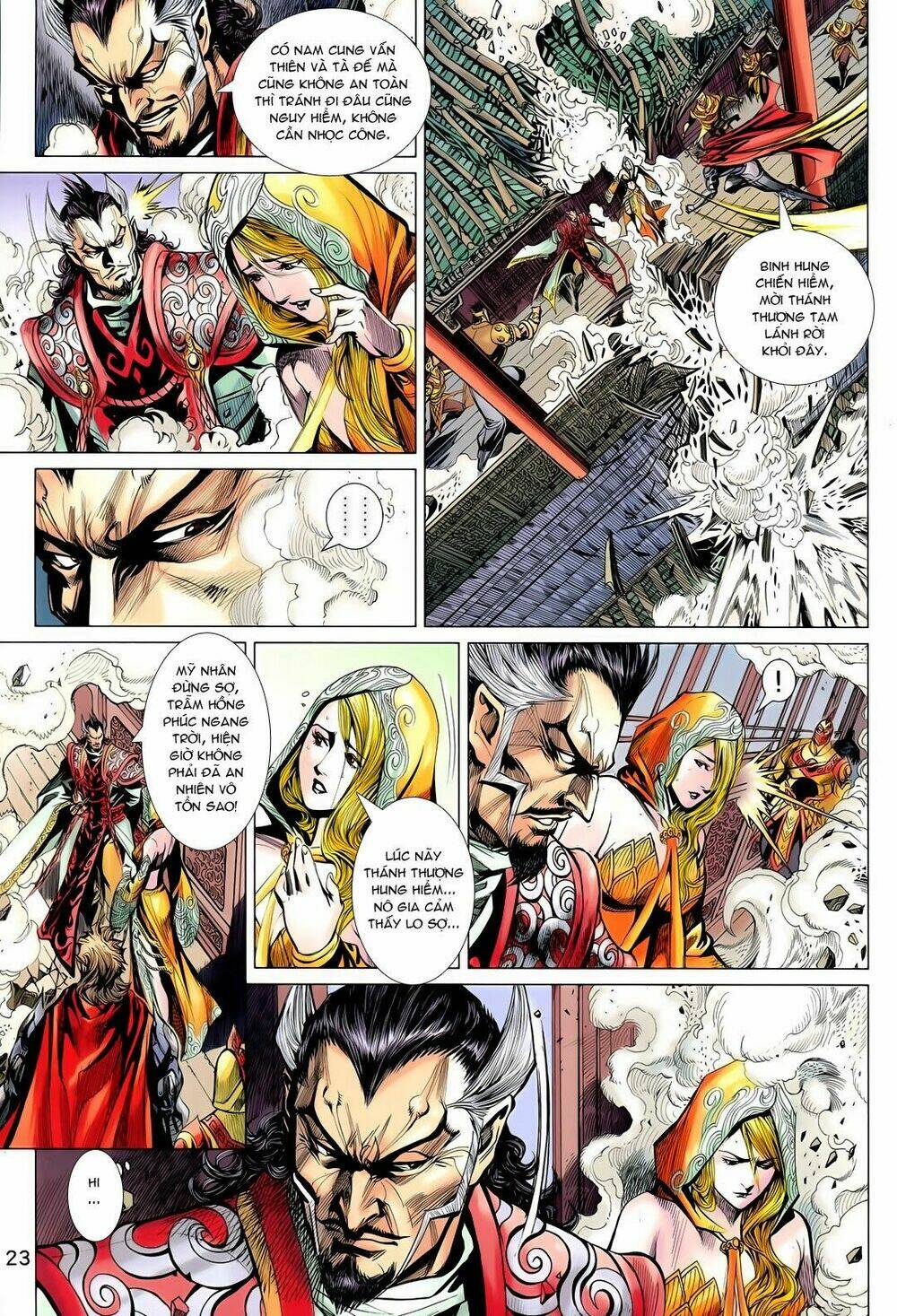 thần binh vấn thiên chapter 6 21