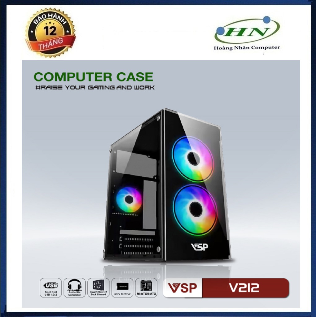 Case VSP home and Gaming V212 - HN - Hàng Chính Hãng