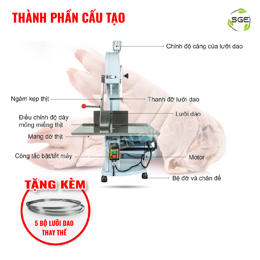 Máy Cắt Xương, Máy Cưa Xương, Máy Thái Xương, Máy Cắt Thịt Đông Lạnh BC130 Tốt Nhất Thị Trường. Hoạt Động Công Suất Cao 24/7, Dễ Vận Hành, Tiết Kiệm Điện Năng, Hàng Nhập Khẩu Cao Cấp