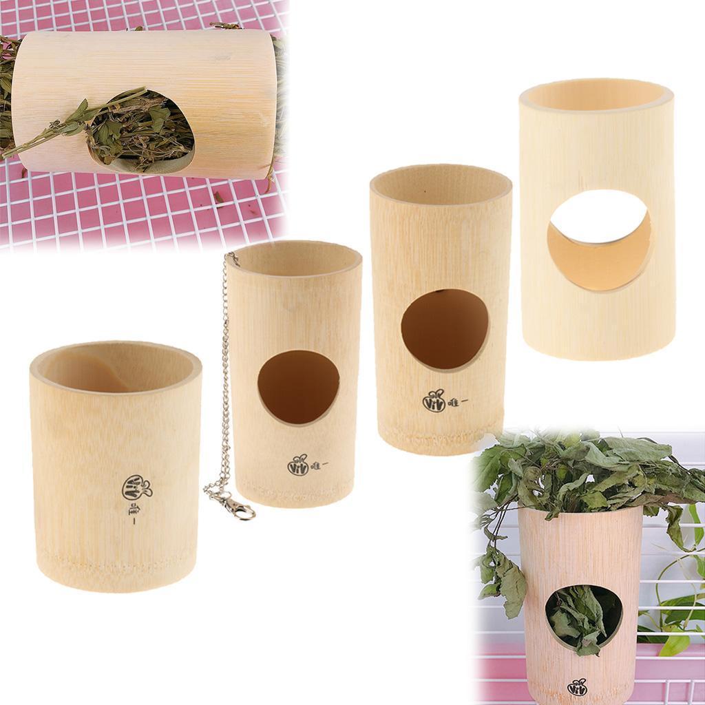 Pet Wooden Rack Feeder Hay Grass Nest Holder for Rabbit Guinea Pig