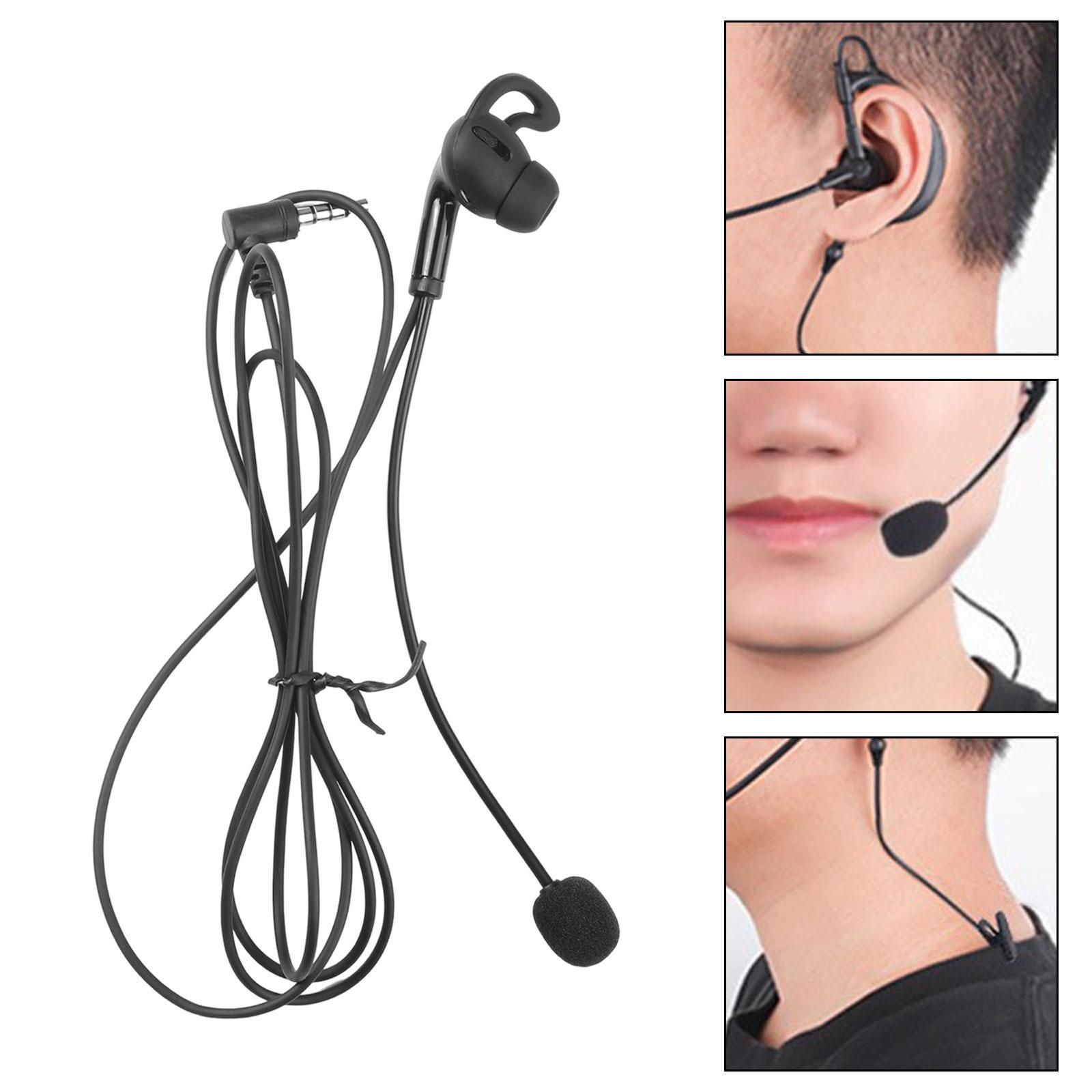Referee Single Ear Earphone Wired USB Earphones for Sports Smartphone Driver