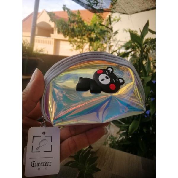 MÓC KHÓA BÓP. MÓC KHÓA VÍ HOLOGRAM DÁNG BẦU GẮN STICKER