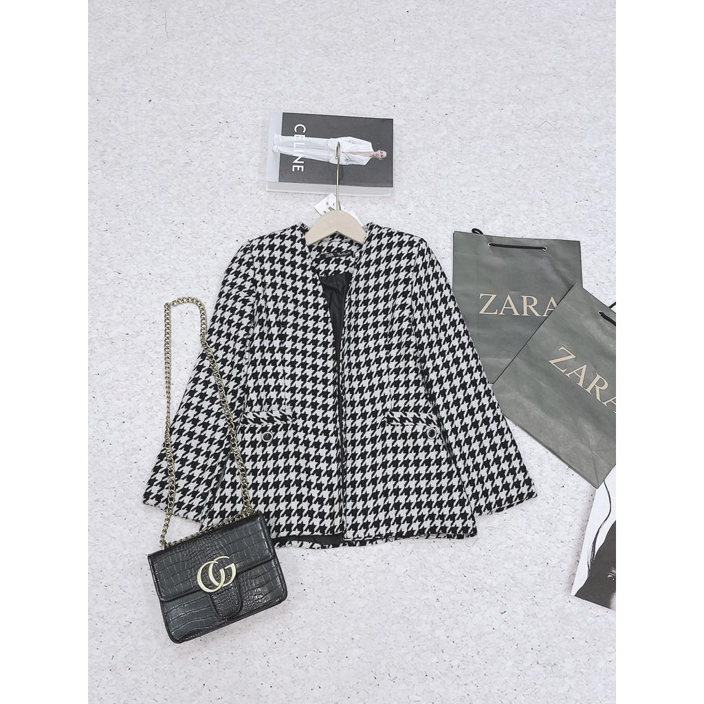 ÁO VEST DÍC DẮC GHI ĐEN BLAZER