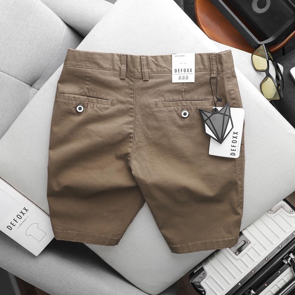 Quần short kaki nam DF basic form suông vải mềm đẹp thoải mái - LASTORE MENSWEAR