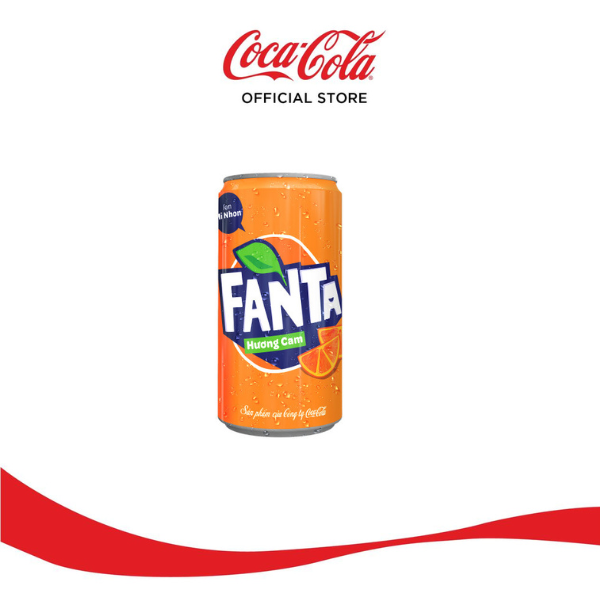 Thùng 24 Lon Nước Ngọt Có Gas Fanta Vị Cam 235ml/Lon Sale 4.4 Coca-Cola Official Store