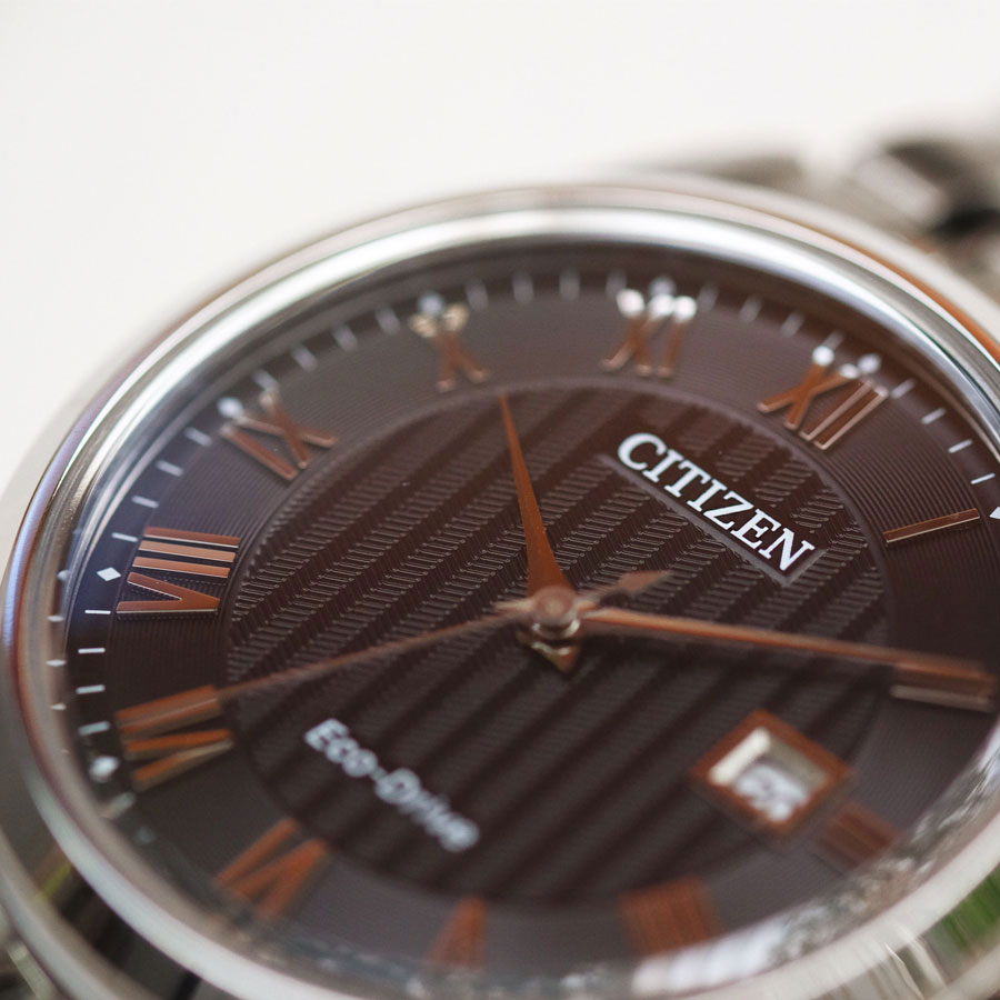 Đồng Hồ Nam Citizen Dây Thép Không Gỉ AW1230-51E - Mặt Đen
