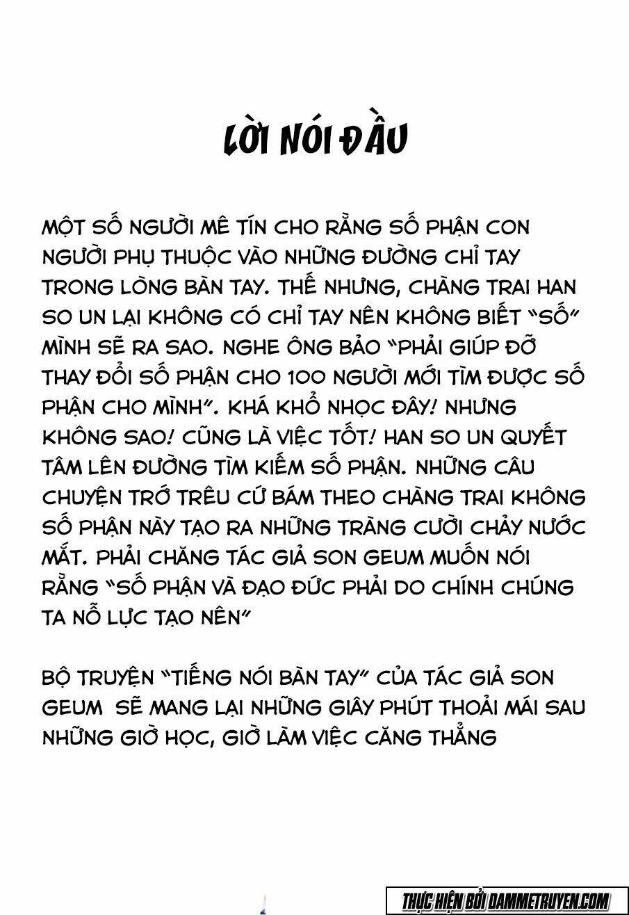 tiếng nói bàn tay chapter 0 3