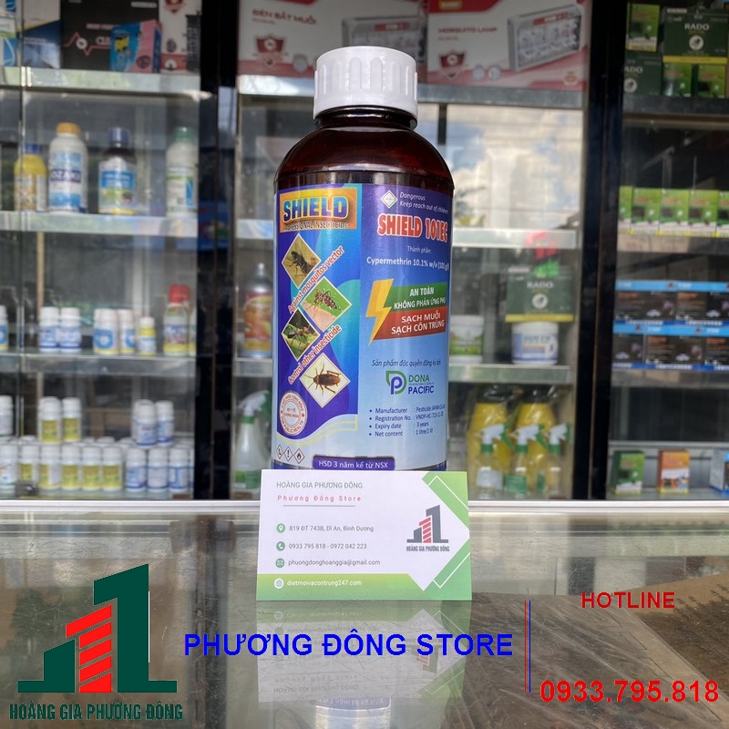 Thuốc diệt muỗi SHIELD 101EC_ CHAI 100ML(chai PET)