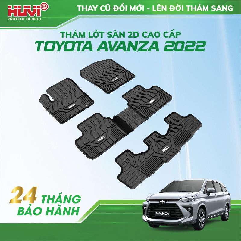 Thảm lót sàn ô tô Toyota Avanza 2022 nhựa TPE thân thiện môi trường