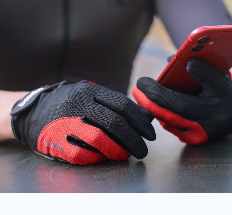 Mùa Hè Silicone Chống Trượt Chống Mồ Hôi Găng Tay Xe Đạp Nam Nữ Full Ngón Thoáng Khí Chống Sốc Thể Thao xe Đạp Xe Đạp Găng Tay