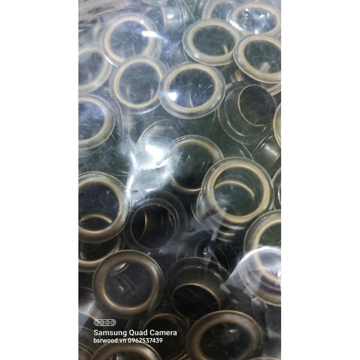 Khoen ore 10mm Khoen mắt cáo 10ly Thau không gỉ Khuy mắt cáo bấm vải Túi 100 cái Màu bạc/ vàng/ đồng