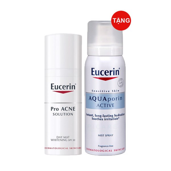 KEM DƯỠNG TRẮNG DA GIẢM MỤN EUCERIN PROACNE DAY MAT WHITENING SPF30 50ML 19