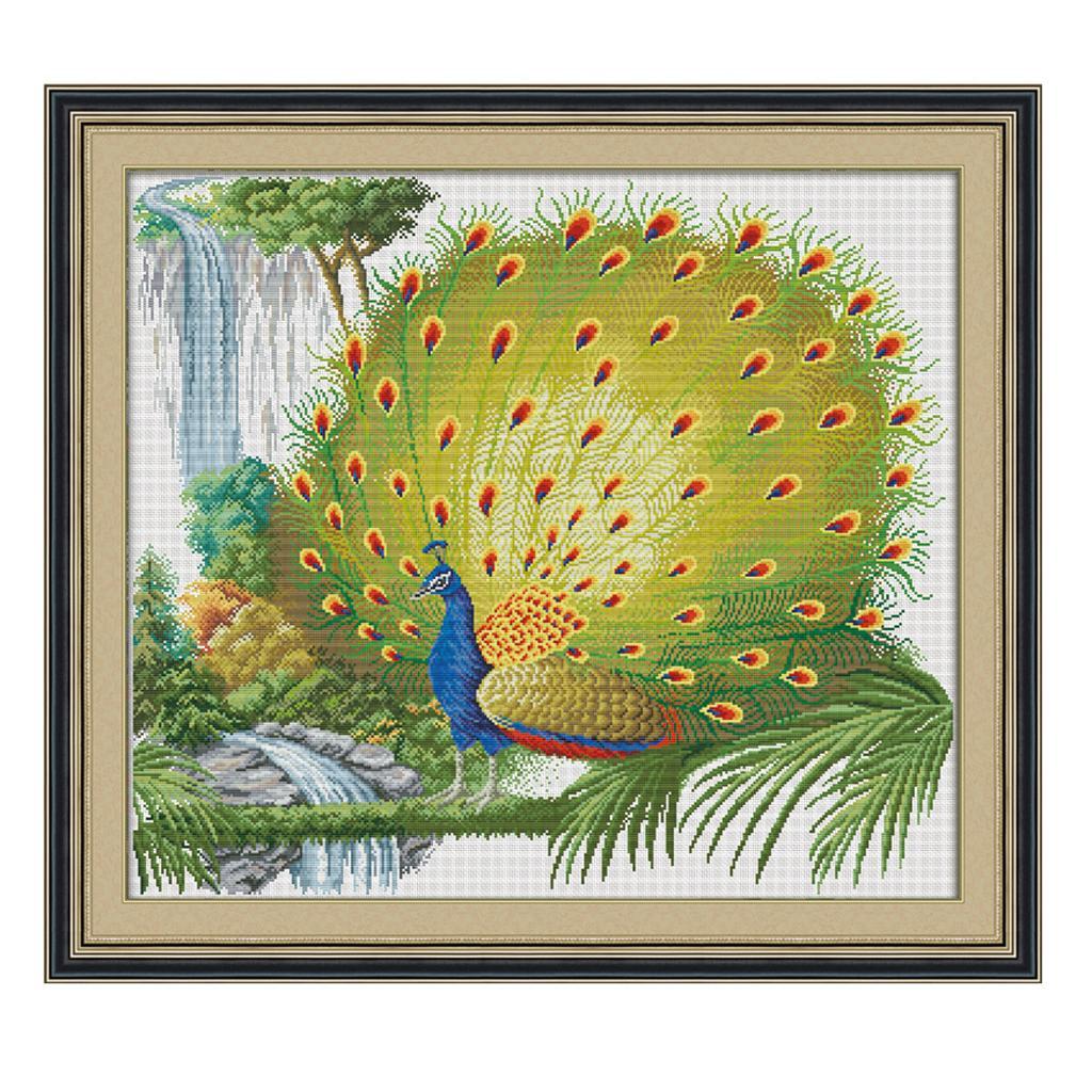 Stamped Cross Stitch Kit Pre-Printed Pattern Embroidery 83x75cm