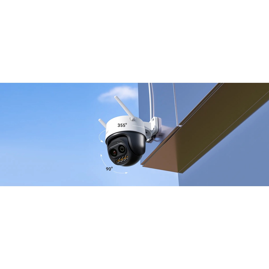CAMERA IP WIFI NGOÀI TRỜI IMOU S7DP 5MP ZOOM 12X - Xoay 360 độ, Màu ban đêm, Cảnh báo Đèn Còi, Đàm Thoại 2 chiều