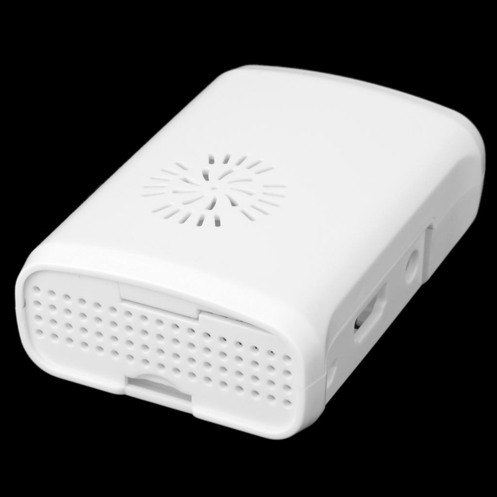 MagiDeal Enclosure Case Box Support Fan for  Pi B+/ Pi 2 White