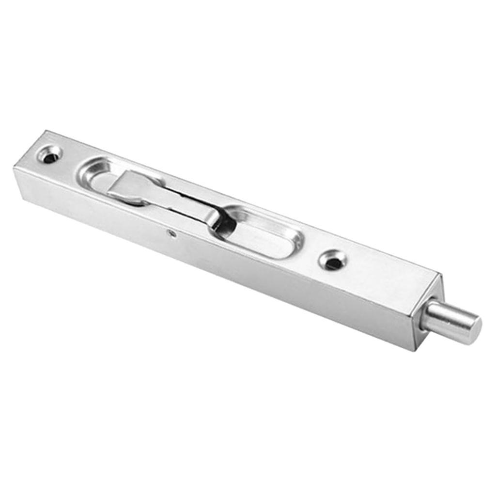 2x 6'' Security Door Latch Bolt Home Door Bolt Slide Bolt Lock for Locking