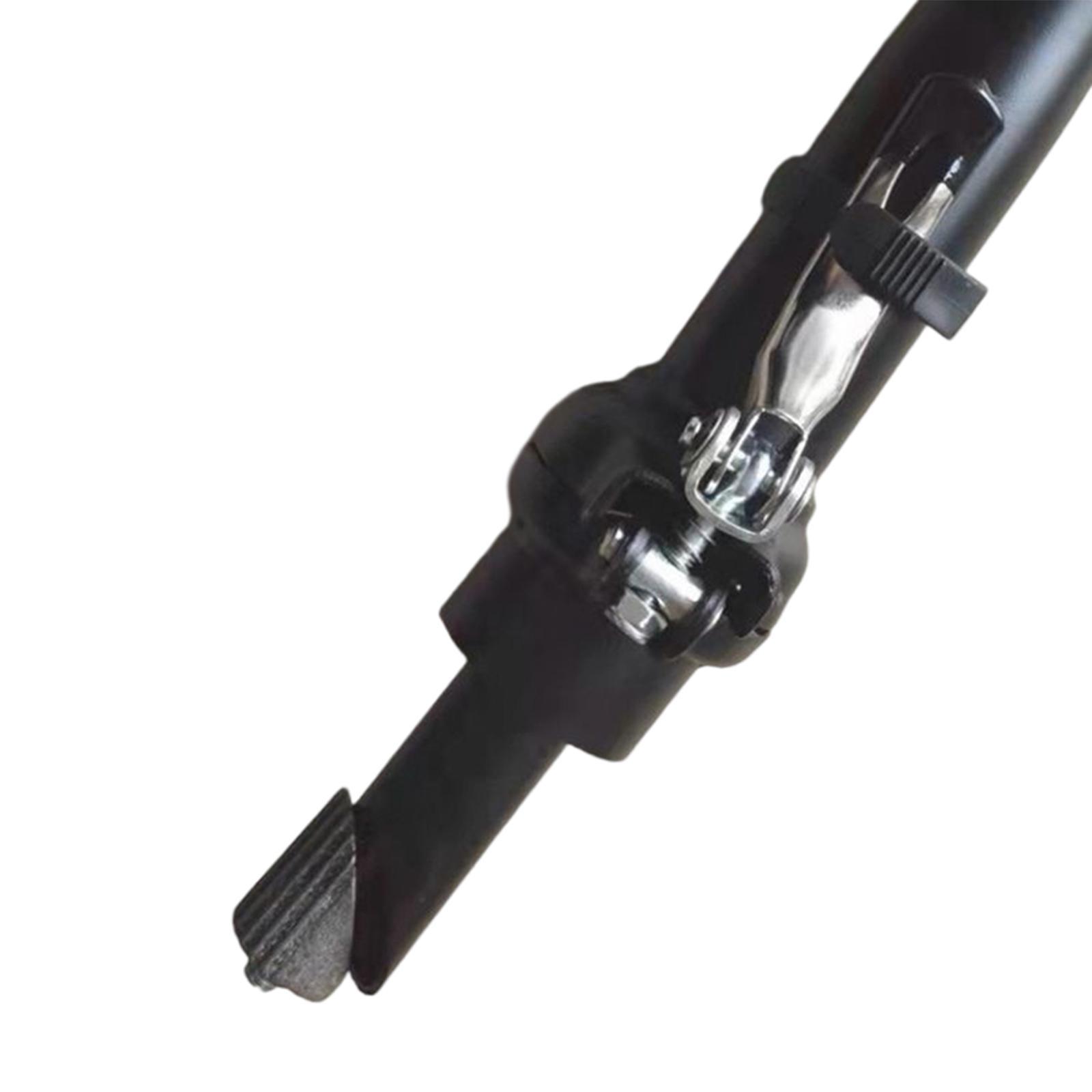 Aluminum Alloy 25.4mm Folding Stem, Portable Parts Accessories Riser Stem Lightweight for Repair Electric Bicycle Cycling MTB