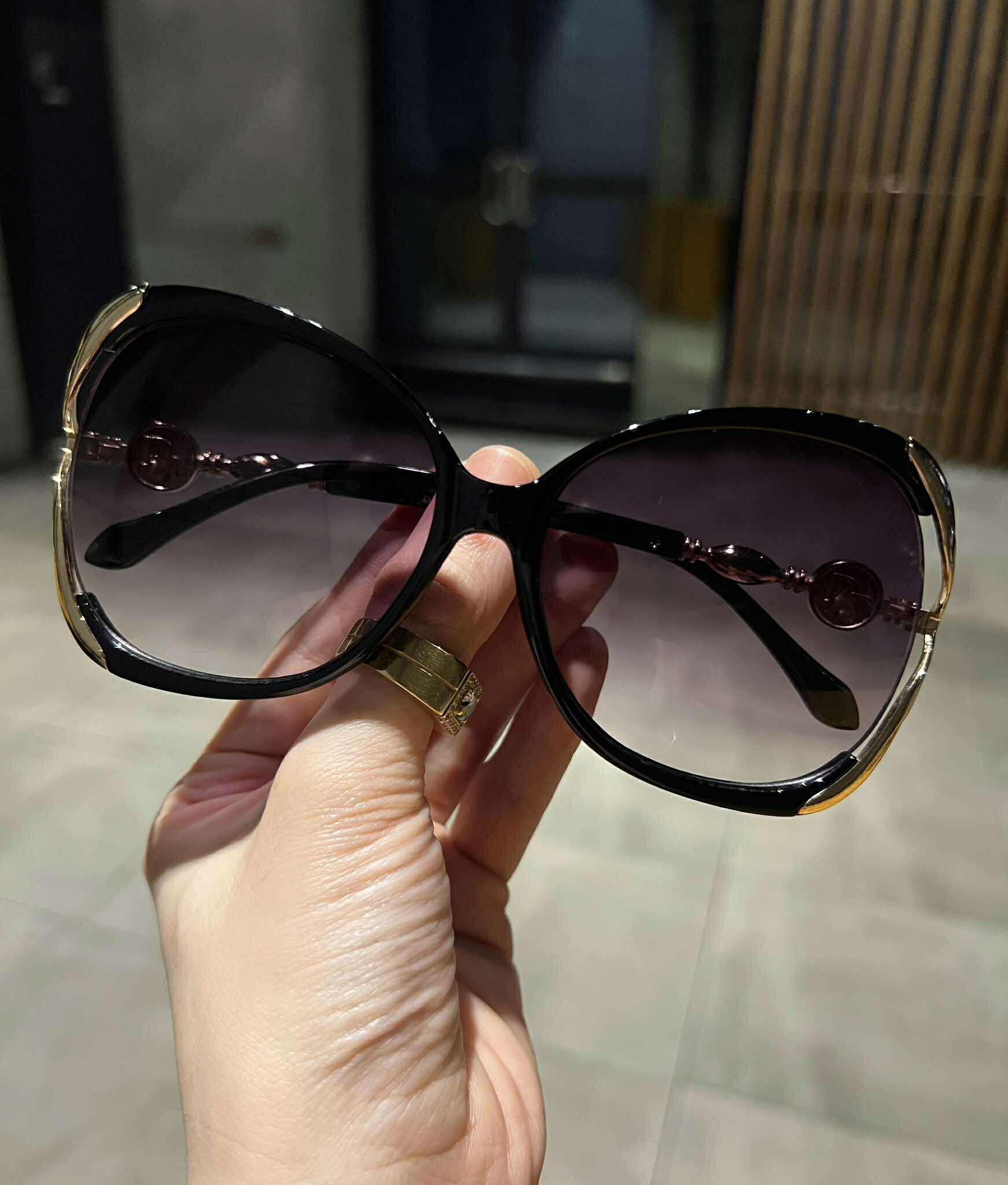 (Hàng cao cấp) Kính râm thời trang chống nắng cho nữ Mắt kính chống chói chống lóa UV