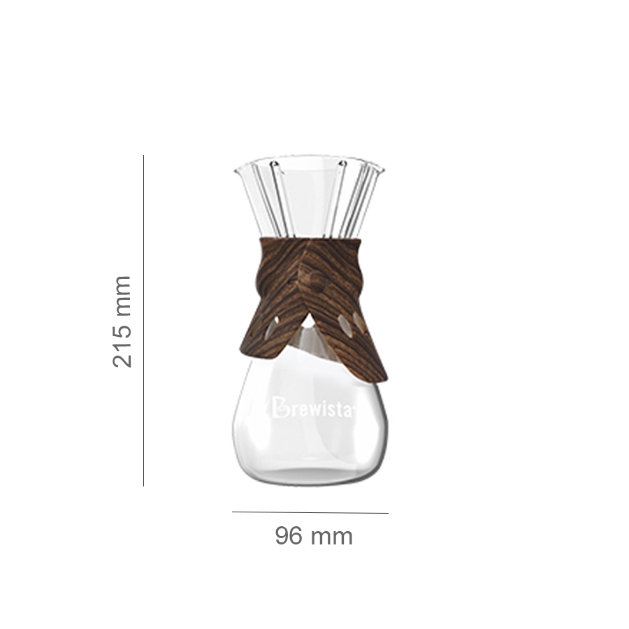 Bình pha cà phê Chemex thủy tinh Brewista – 500ml