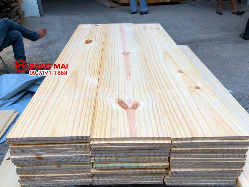 [MS32] Tấm gỗ thông mặt rộng 20cm x dày 1cm x dài 120cm + láng nhẵn mịn 4 mặt