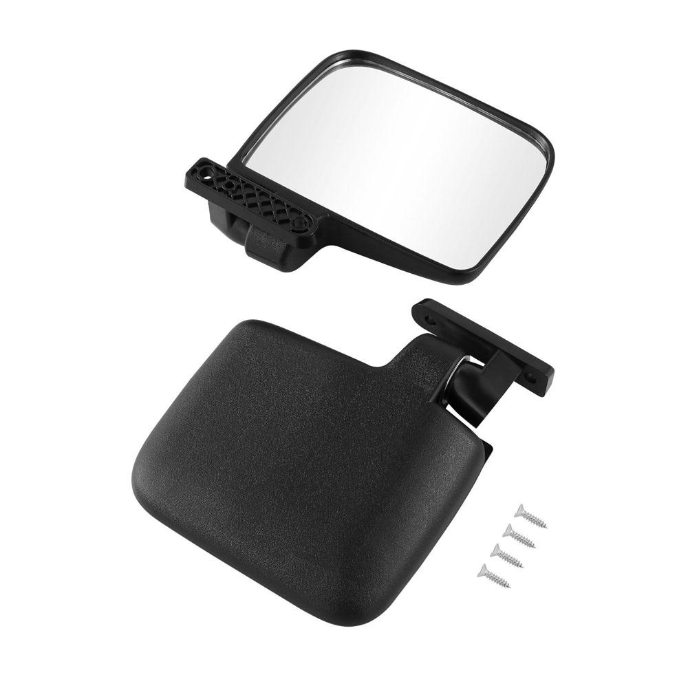 2PCS Universal Golf Car Gương gương phía sau gương golf Gương Gương cho Ezgo Club Car Yamaha Moveland Rhox Phong cách phụ kiện màu sắc: .Black