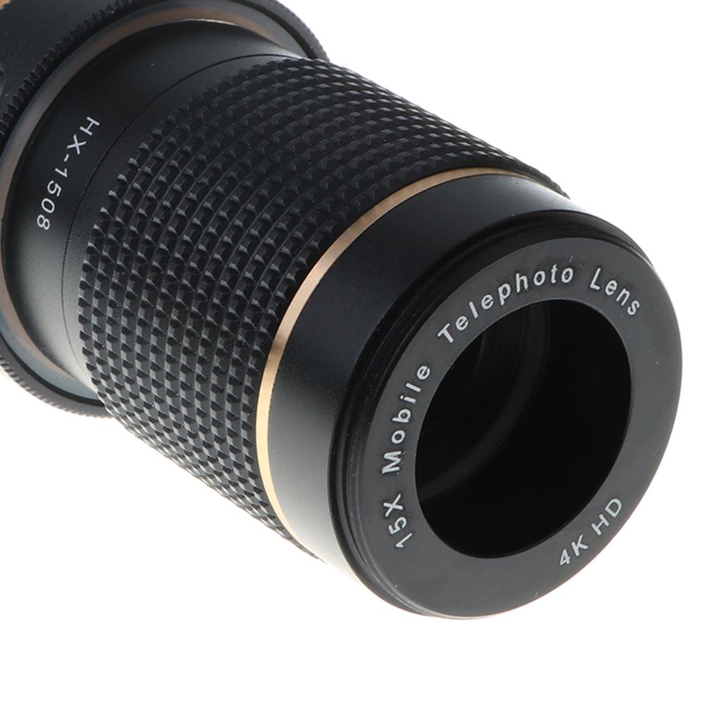 Camera Lens Clip on Optical Black 15X