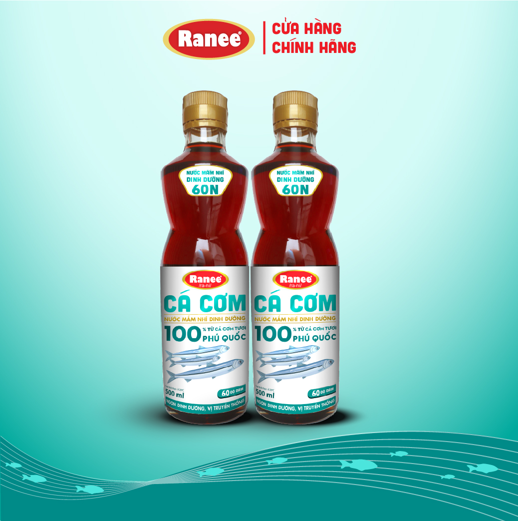 Combo 2 Nước mắm nhĩ dinh dưỡng Ranee cá cơm 60N 500ml