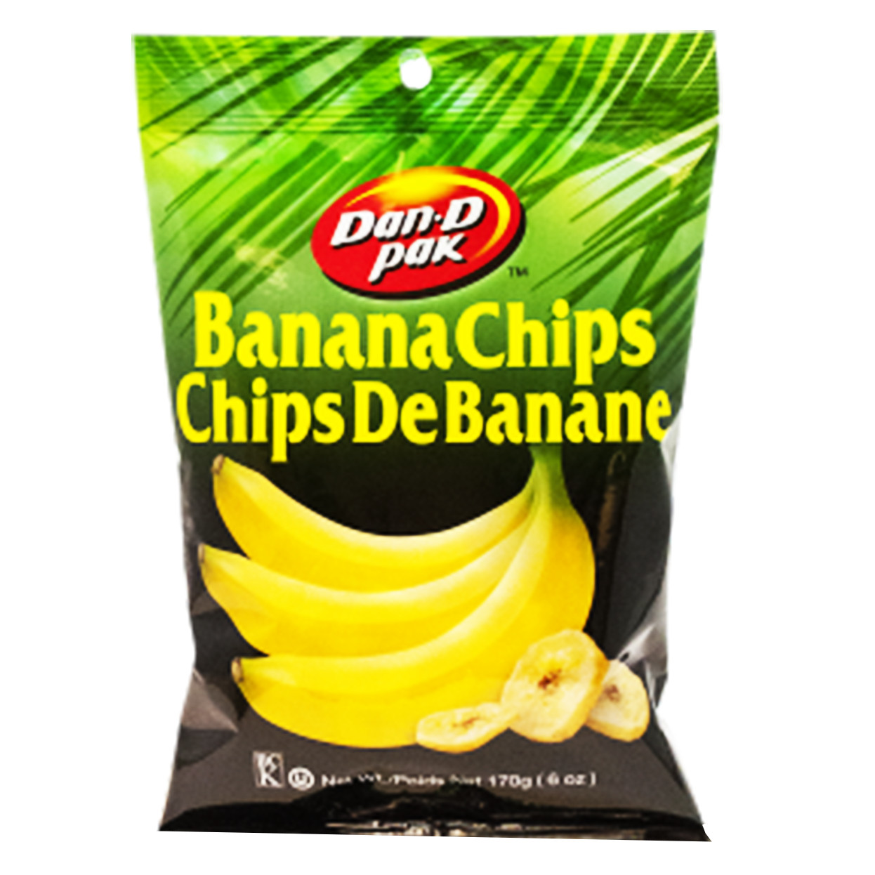 CHUỐI SẤY GIÒN XUẤT KHẨU MỸ 170G DAN D PAK  - BANANA CHIPS 170G,KHÔNG CHẤT BẢO QUẢN,HƯƠNG VỊ MỚI,BỔ SUNG VITAMIN VÀ DƯỠNG CHẤT