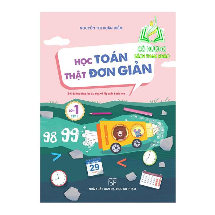 Sách - Combo Học toán thật đơn giản lớp 1+2