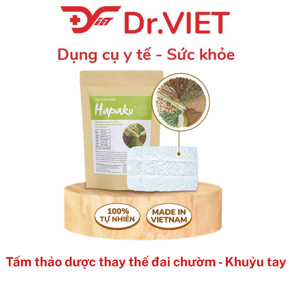 Đai chườm nóng thảo dược Khuỷu tay Hapaku