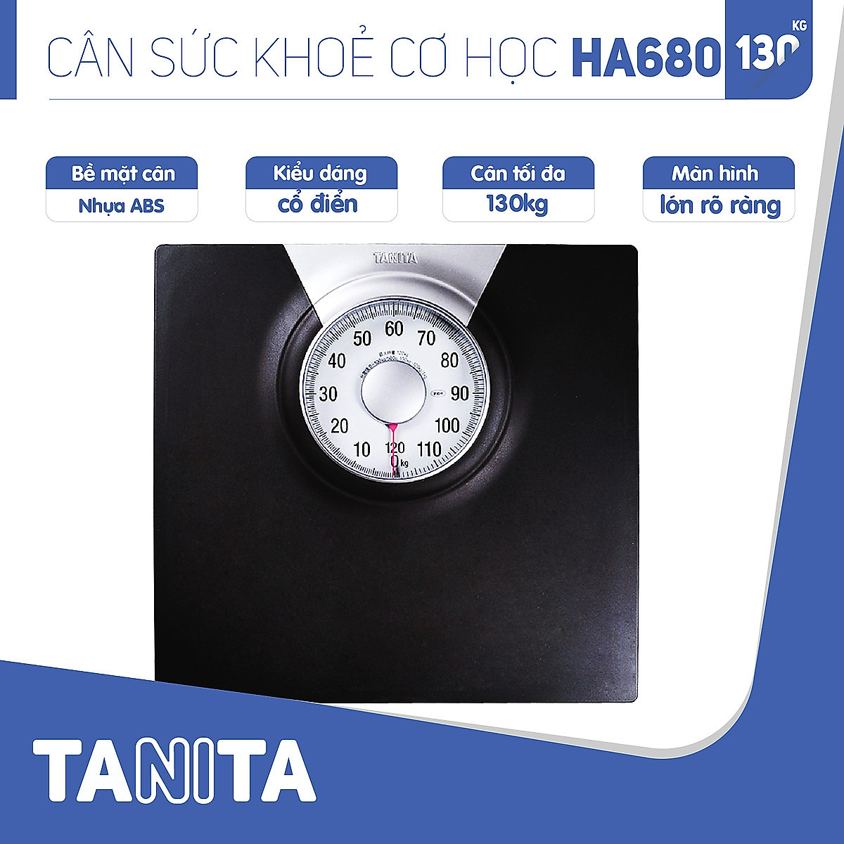 Cân sức khoẻ cơ học Tanita HA680 Nhật Bản,Cân Tanita, chính hãng nhật bản,cân cơ học,cân chính hãng,cân nhật bản,cân sức khoẻ y tế,cân sức khoẻ gia đình,cân sức khoẻ cao cấp,cân120kg,cân 130kg,Cân sức khoẻ mini