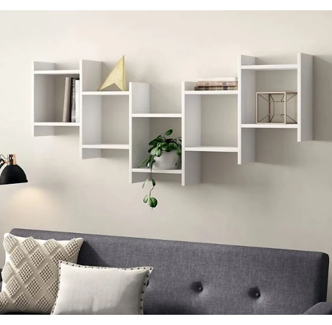 Kệ Gỗ Treo Tường Tundo CTKT517 KT 151x15x64cm