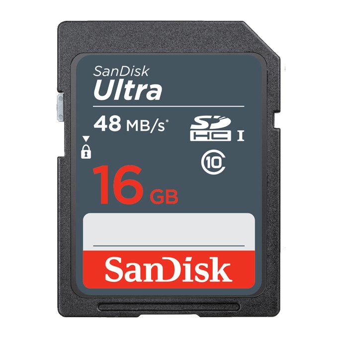 Thẻ nhớ 16GB SDHC Ultra C10 Read 48MB/s SanDisk - Hàng Chính Hãng