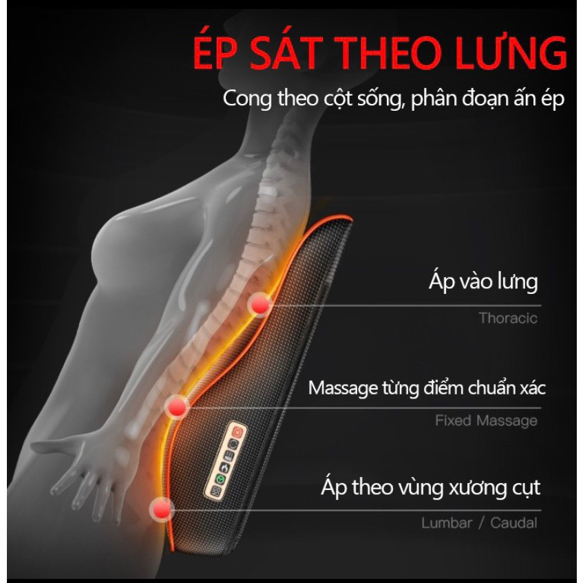 Máy Massage Kết Hợp Làm Nóng Hồng Ngoại Giúp Điều Hòa Hệ Tiêu Hóa, tan Mỡ Bụng Kết Hợp Xoa Bóp Cổ Vai Gáy