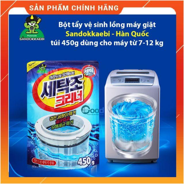 Combo 2 gói bột tẩy vệ sinh lồng máy giặt Hàn Quốc