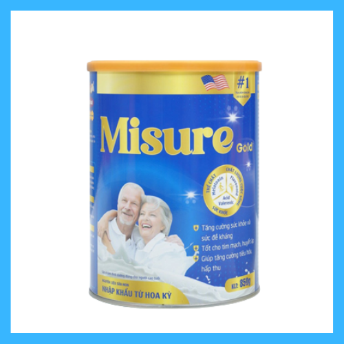 Sữa Non Ngủ Ngon Misure Hộp 450G - Hỗ trợ cải thiện giấc ngủ ,bổ sung dinh dưỡng